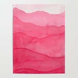 Pink Mountains Poster