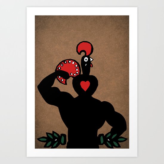 Nando Muscle! Art Print