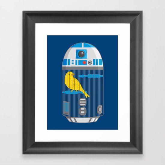 R2 Birdcage Framed Art Print
