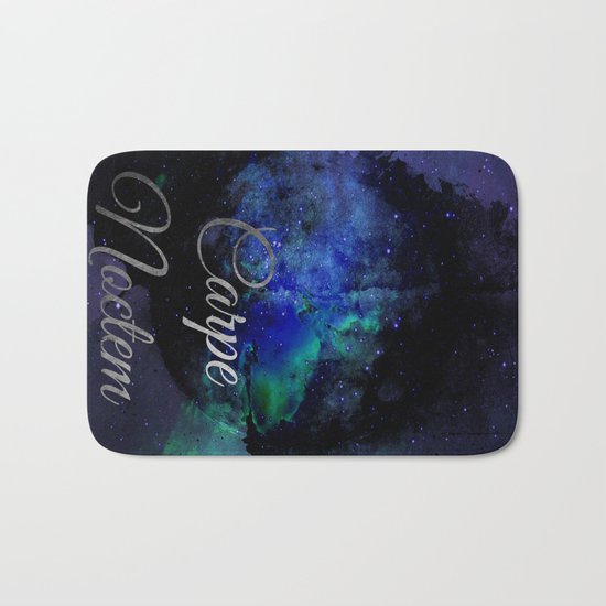 Carpe Noctem (Seize The Night) Bath Mat