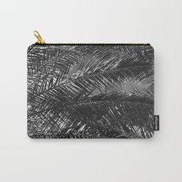 Avant-Garde Palm Trees Upshot In Dramatic Noir Carry-All Pouch