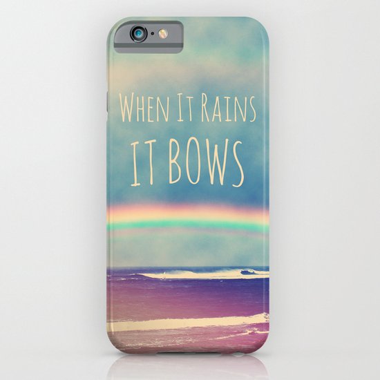 When It Rains, It Bows iPhone & iPod Case