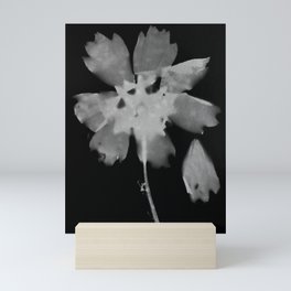 Ghostly Flower No.2 Photogram Mini Art Print