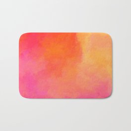 Texture orange kisses pink Bath Mat | Pattern, Digital, Graphic Design, Abstract 