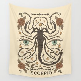 Scorpio, The Scorpion Wall Tapestry