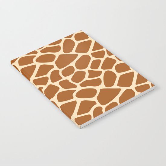 Giraffe Animal Print Pattern Notebook
