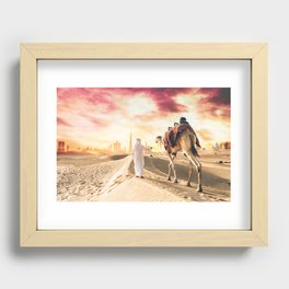 Get away from the city Recessed Framed Print