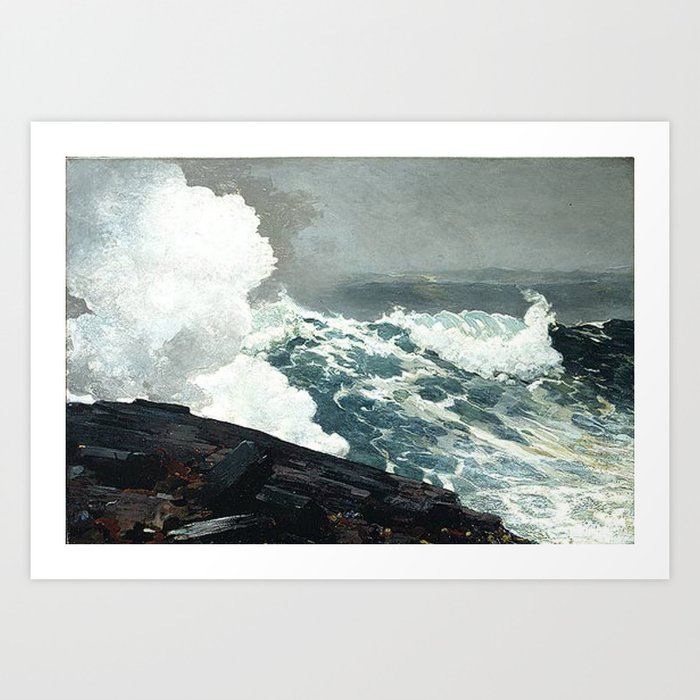 Northeaster 1895 By WinslowHomer | Reproduction Art Print