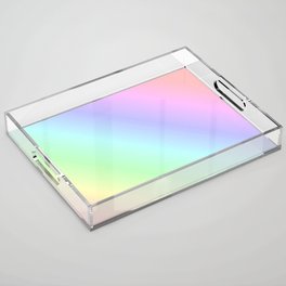 Pastel rainbow Acrylic Tray