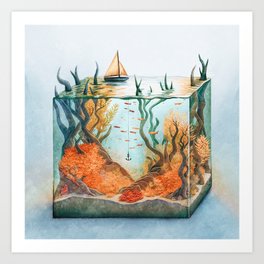 A Piece Of The Ocean Art Print