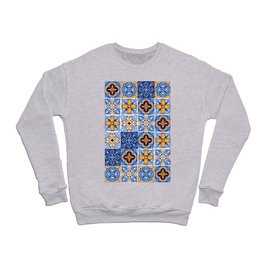 Azulejo pattern 10 Crewneck Sweatshirt