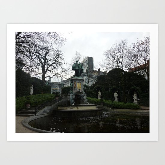 Bruxelles Art Print