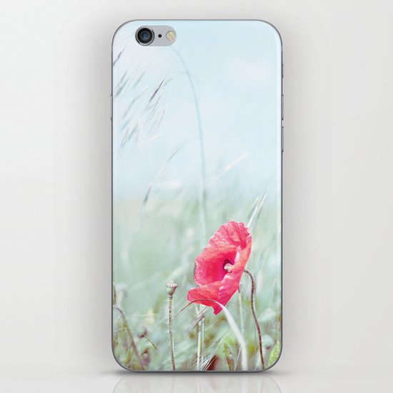 Thoughtful Poppy iPhone & iPod Skin