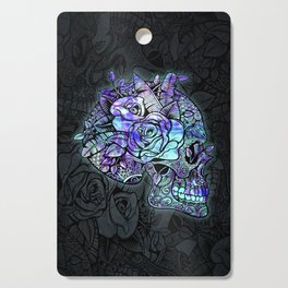 Flower Skull  Cutting Board