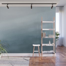 Behr Blueprint Blue S470-5 Abstract Watercolor Ombre Blend - Gradient Wall Mural