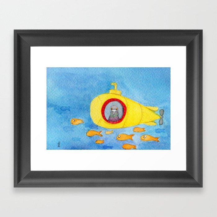 Yellow Submarine Framed Art Print