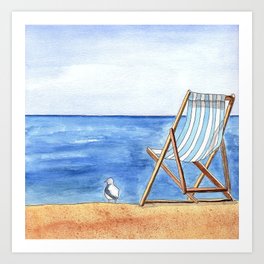 Beach Cottage Art Prints Society6