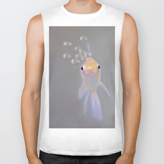 You looking at me, fishy? Biker Tank