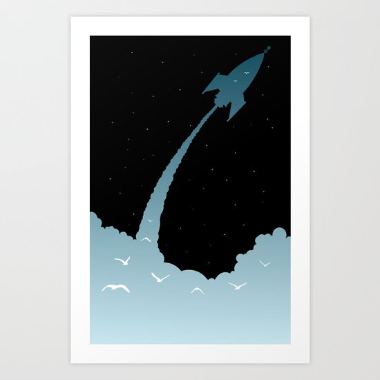 Up, Up, and Away Art Print