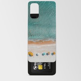 Sandy Beach Umbrellas Android Card Case