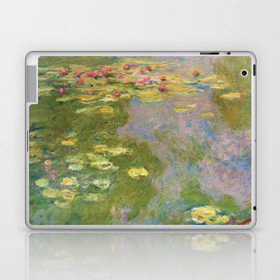 Lotus, Lilies, Flower, Monet, Art Prints Laptop & iPad Skin