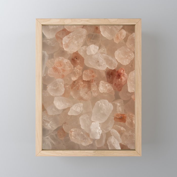 Citrine Crystals Framed Mini Art Print