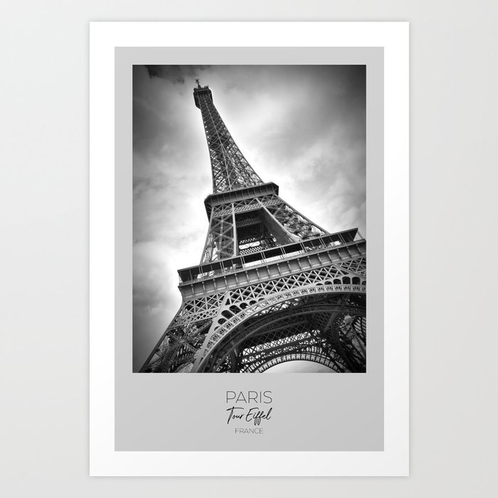 In focus: PARIS Eiffel Tower  Art Print