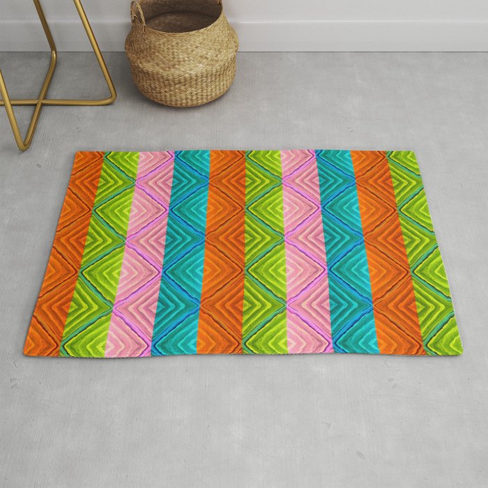 Diamond Flow Multi Three Rug