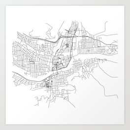 Binghamton New York Minimalist Map Art Print