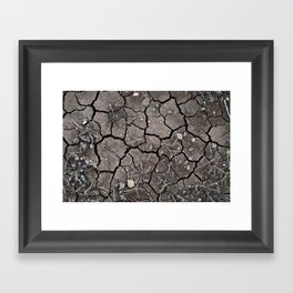 Of Splitting Apart Framed Art Print