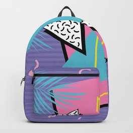 Memphis Pattern 57 - 80s - 90s Retro / 2nd year anniversary design Backpack