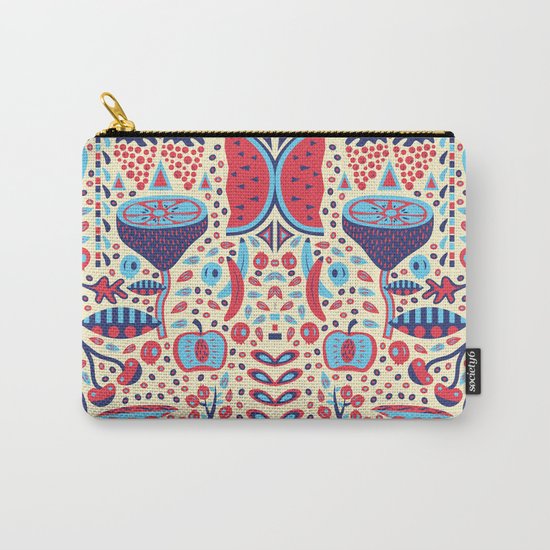 FRUIT PATTERNS Carry-All Pouch
