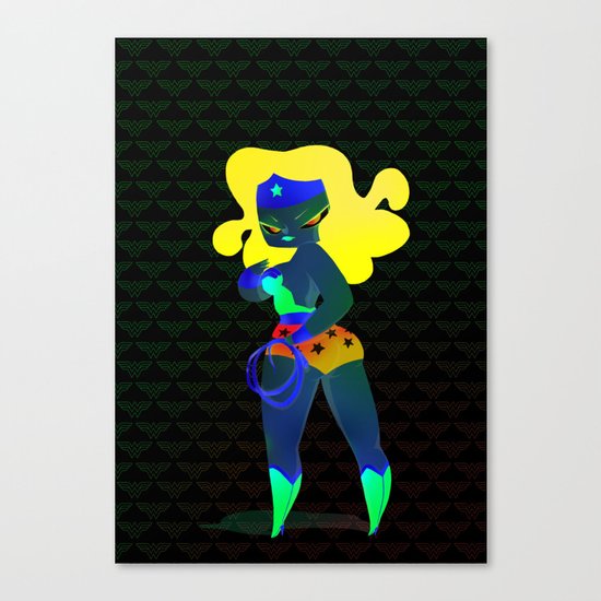 Wonder-Supa-Woman Canvas Print