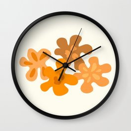 Minimal flower composition 2 Wall Clock
