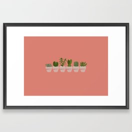 Cacti & Succulents Framed Art Print