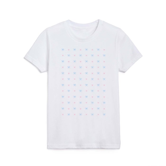 stars 71 -blue and pink Kids T Shirt