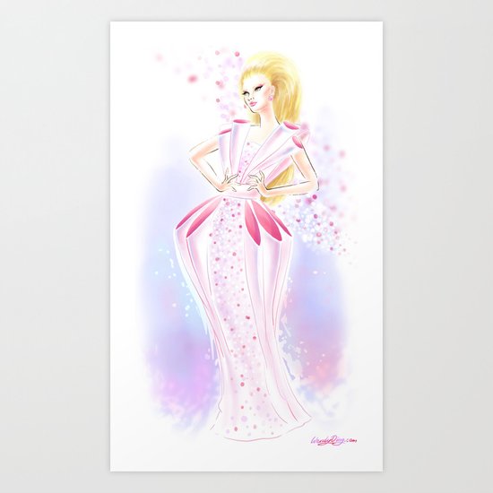 Cashmere Dress 2012 Art Print