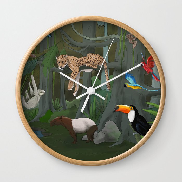 Jungle Wall Clock