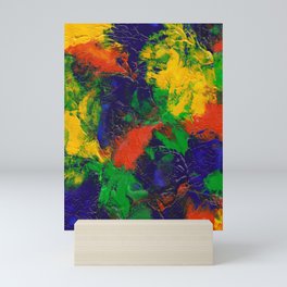 Acrylic abstract Paint Mini Art Print