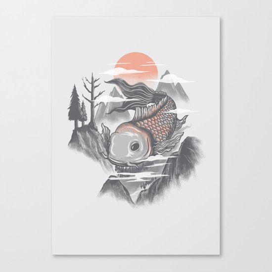 koi fish Canvas Print