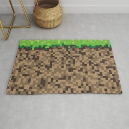 Minecraft Block Area & Throw Rug