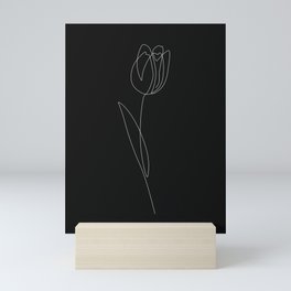 Black Tulip Mini Art Print