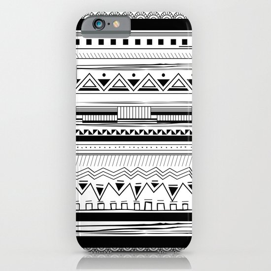 Tribal Pattern Black iPhone & iPod Case