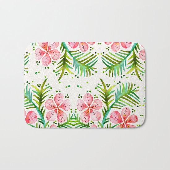 Orchid Bunch – Peach Palette Bath Mat