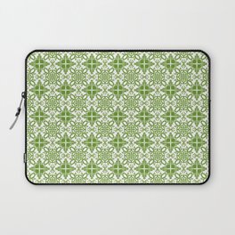 Cheerful Retro Modern Kitchen Tile Mini Pattern Army Laptop Sleeve