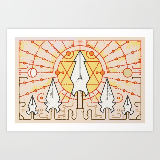 Sun Stands Still (by Alex Griendling) Art Print