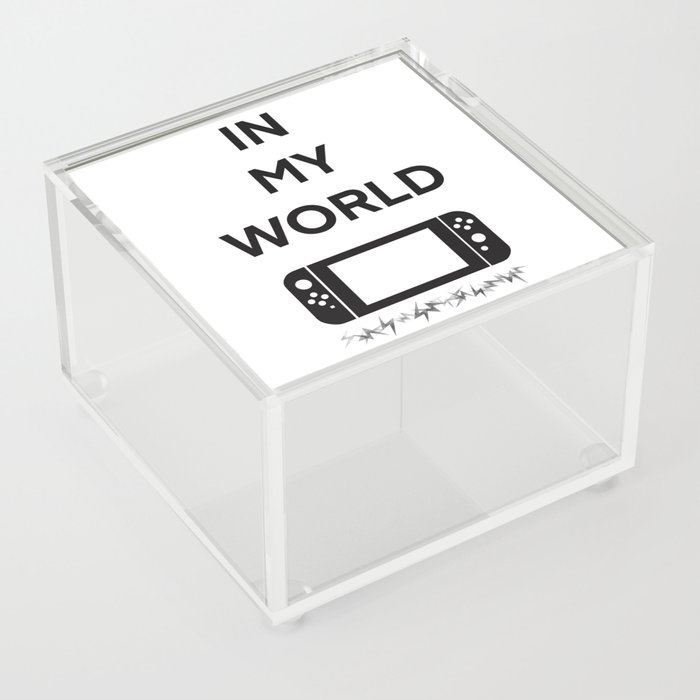 In My World Acrylic Box