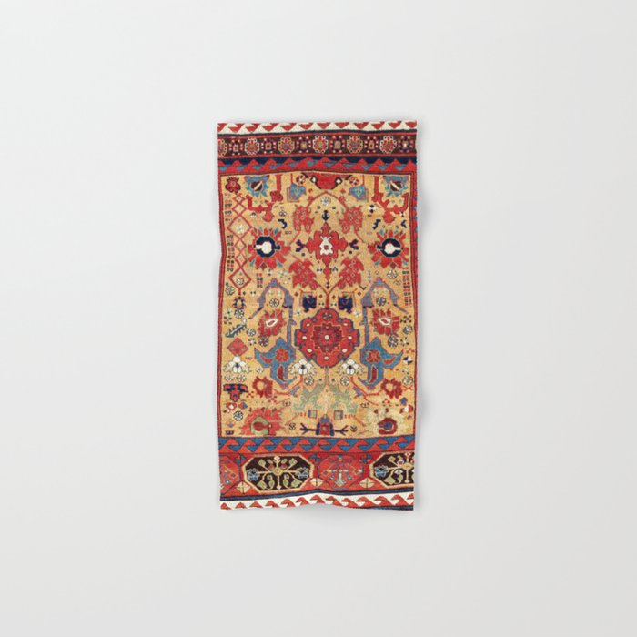 Sauj Bulag Azerbaijan Northwest Persian Rug Print Hand & Bath Towel