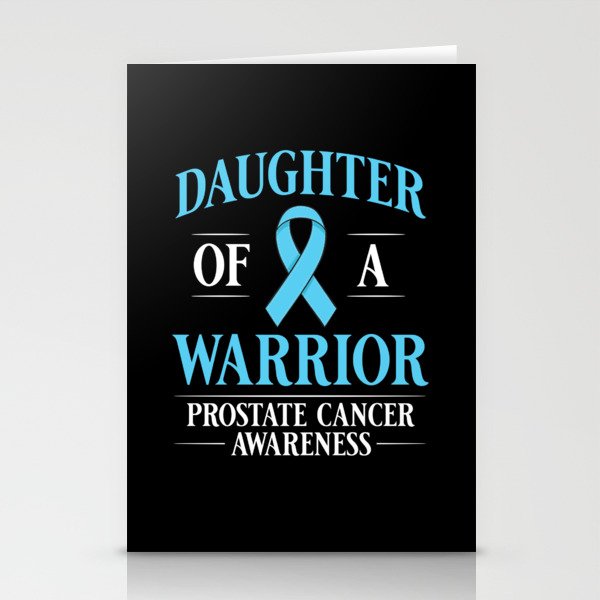 Prostate Cancer Blue Ribbon Survivor Awareness Stationery Cards