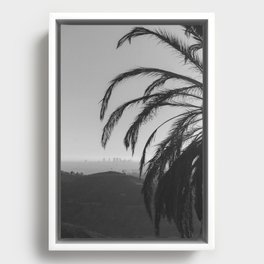 Hazy Hollywood Hills Framed Canvas